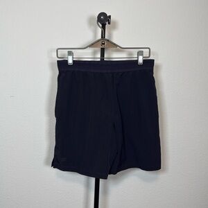 Fabletics Men's Fundamental Workout Shorts II Lined 5in Black Size S